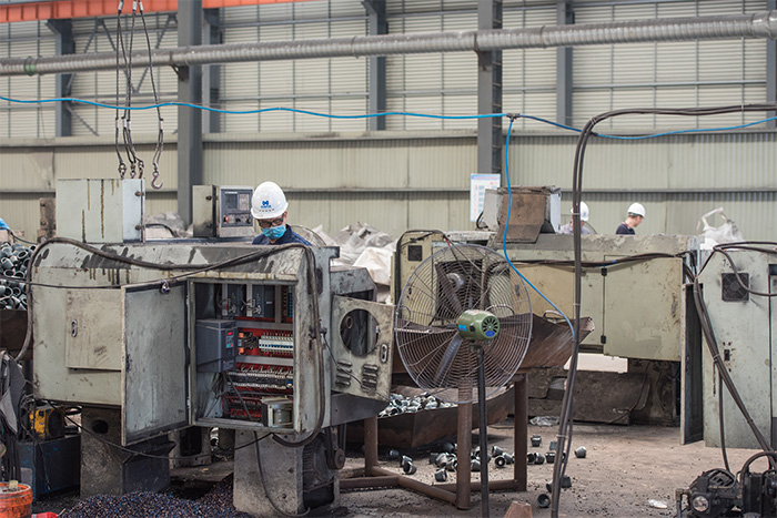 河北区网架配件-锥头加工车间