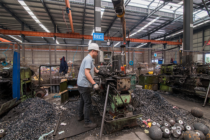 河北区网架配件-螺栓球加工车间